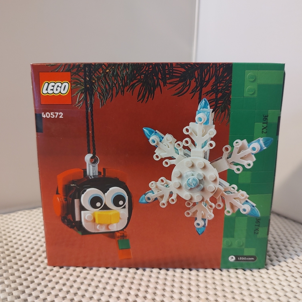 Lego 40572 Penguin & Snowflake Ornaments NWT Building Toy Set - Picture 3 of 3